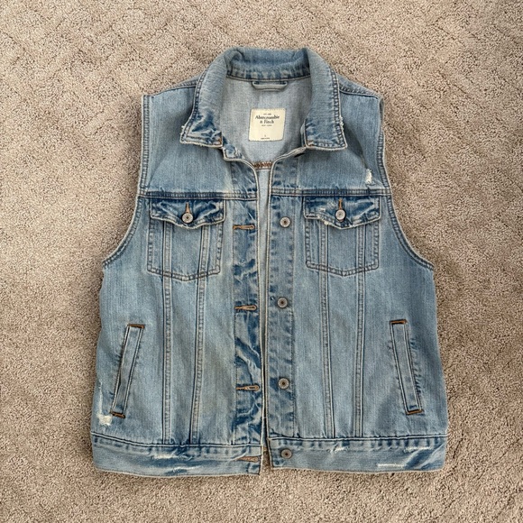 Abercrombie denim vest - Picture 1 of 2